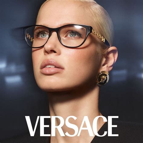 versace eyeglass wear|clear Versace glasses on face.